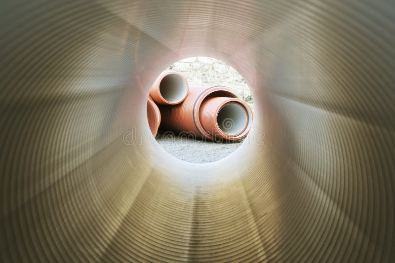 An image of plumbing tube - inside. An image of plumbing tube - inside