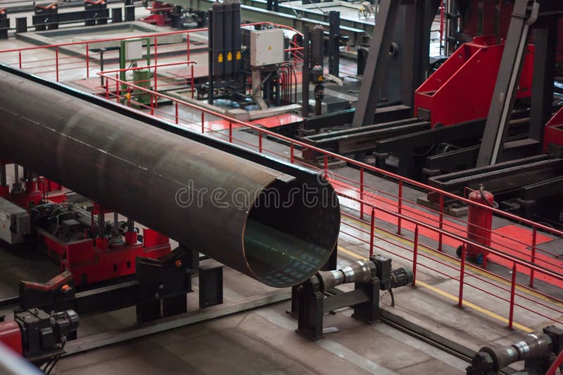 Tube Rolling Plant Stock Photo Image Of Factory Processing 69326218