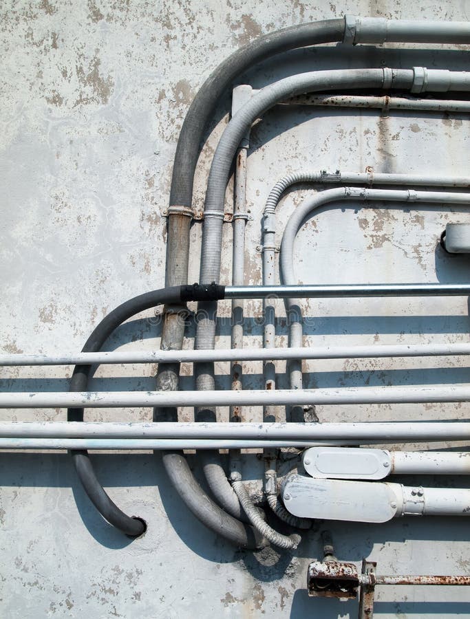 Untidy Wiring stock image. Image of cable, wires, house 60765643