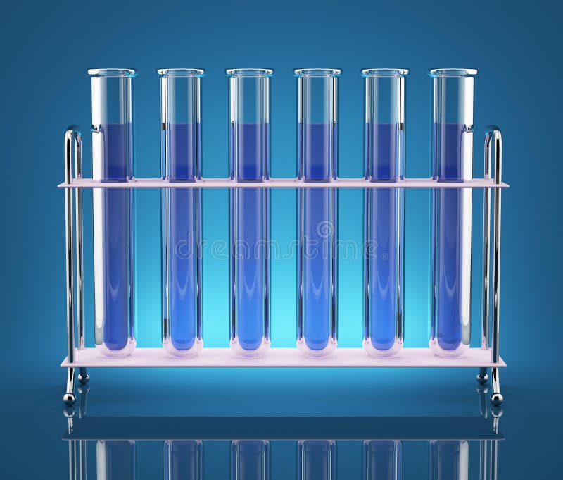 Tubes with chemicals royalty free illustration Tubes with chemicals royalty free illustration