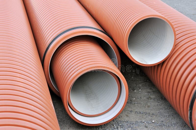 An image of plumbing tubes - stack. An image of plumbing tubes - stack