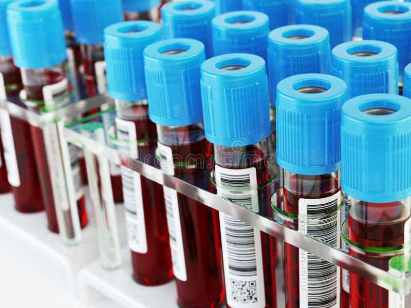 tubi dell'analisi del sangue Campioni di sangue in uno scaffale illustrazione vettoriale tubi dell'analisi del sangue Campioni di sangue in uno scaffale illustrazione vettoriale
