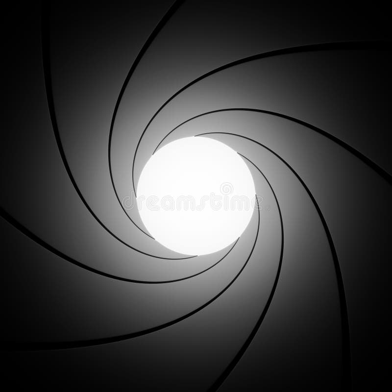 Tubo del arma dentro de la visión ilustración del vector Tubo del arma dentro de la visión ilustración del vector