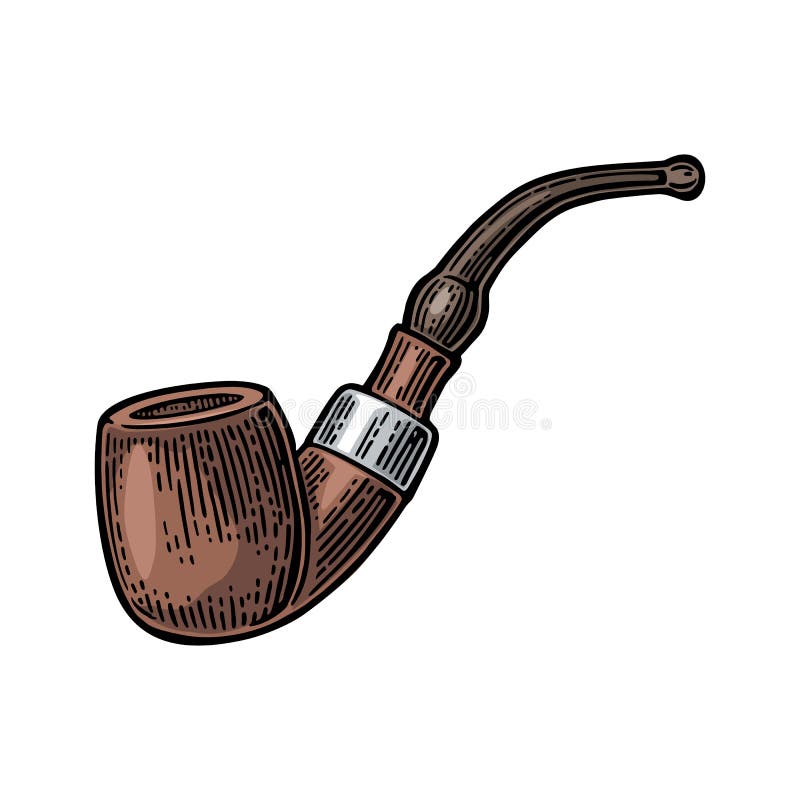 tubo Vector el ejemplo de color del grabado del vintage aislado en el fondo blanco ilustración del vector tubo Vector el ejemplo de color del grabado del vintage aislado en el fondo blanco ilustración del vector