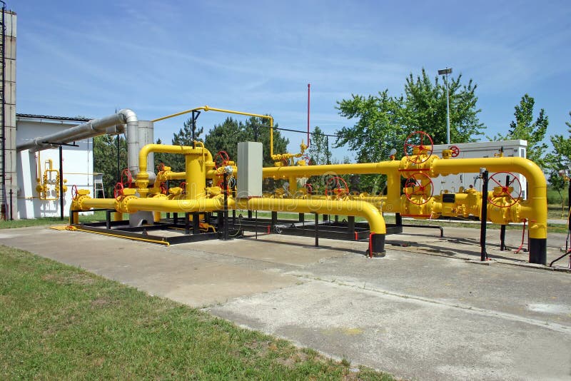 Gasodutos e oleodutos fotos de stock
