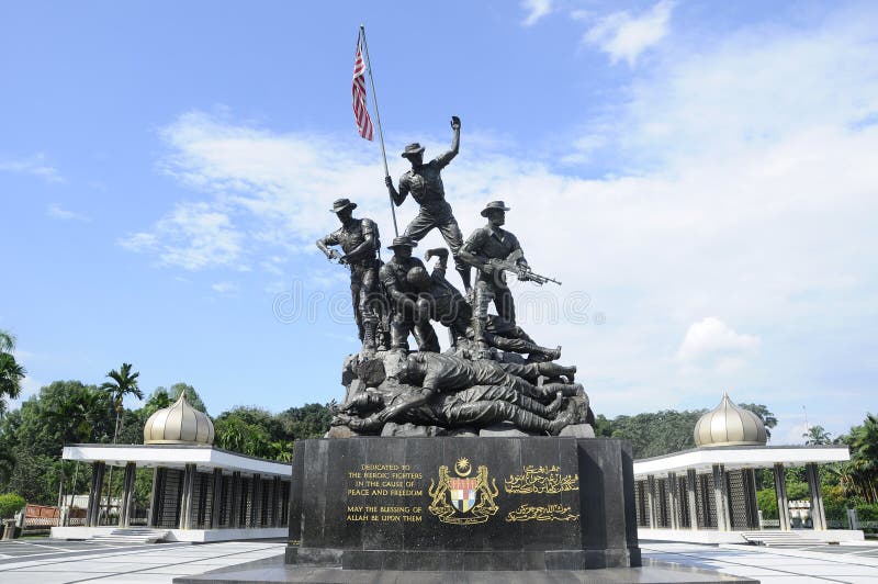 Tugu Negara A K A Monumento Nacional En Malasia Imagen De Archivo