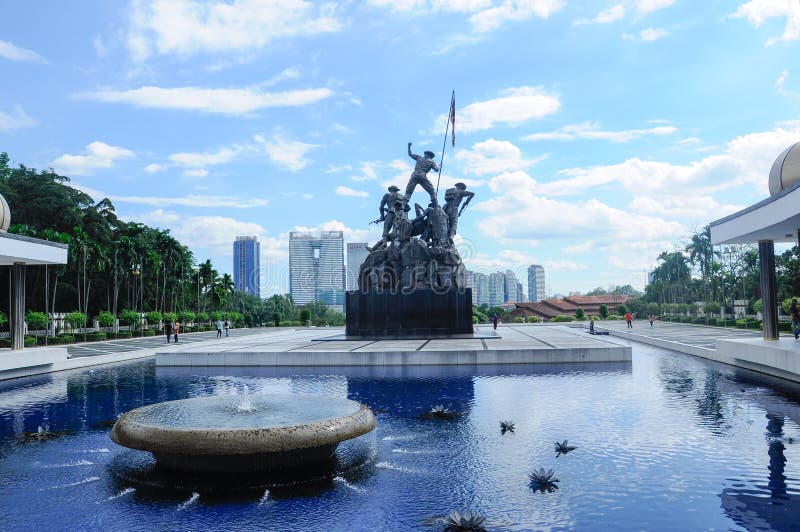 Tugu Negara a k a Monumento nazionale in Malesia fotografia stock Tugu Negara a k a Monumento nazionale in Malesia fotografia stock