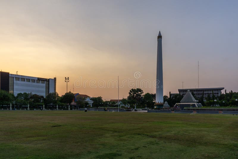 Tugu Pahlawan Surabaya City Indonesia Stock Image - Image of travel