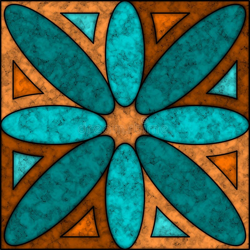 Tuile de marbre bleu-clair, de marine, brune et brun clair illustration de vecteur Tuile de marbre bleu-clair, de marine, brune et brun clair illustration de vecteur
