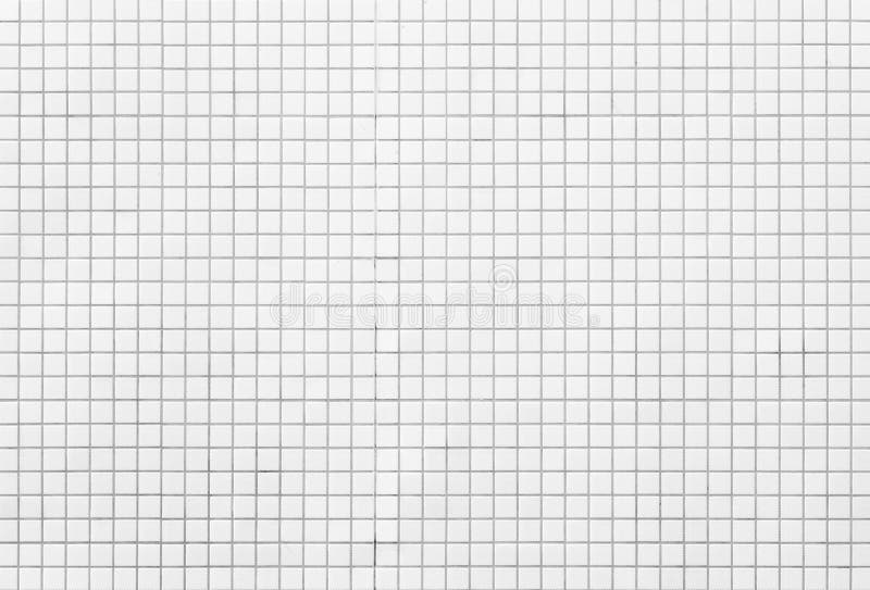 Carrelage mosaïque blanc image stock