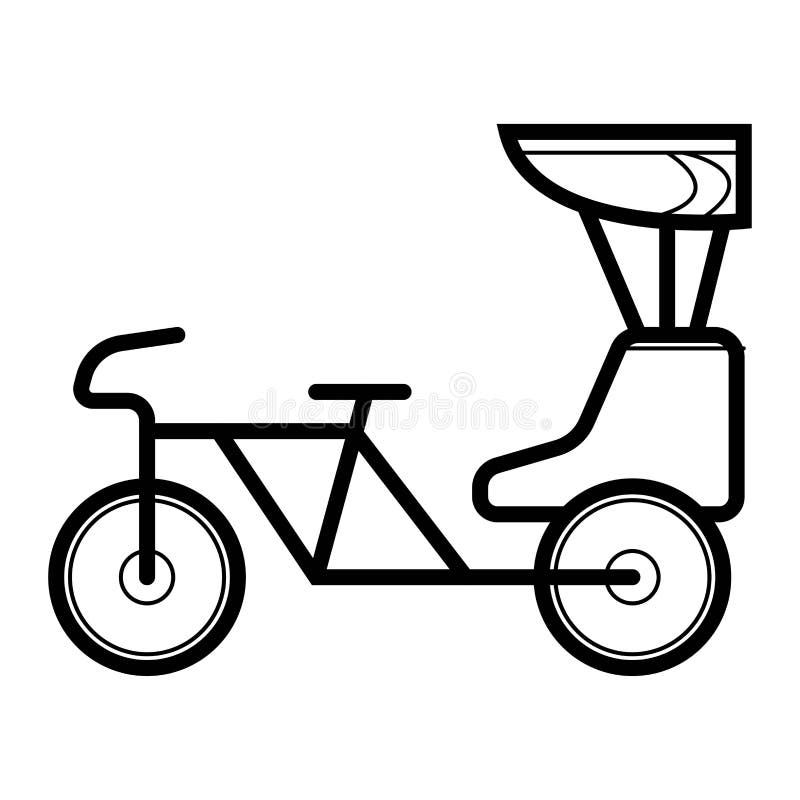 Tuk Tuk Thailand Transport Vector stock illustration Tuk Tuk Thailand Transport Vector stock illustration