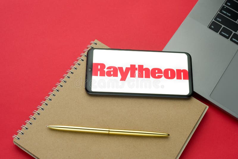 Tula Russia 06 December 2019 Raytheon Aerospace Logo Visible