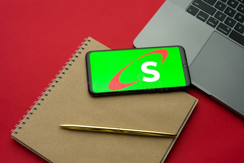 Tula Russia 06 December 2019 Safaricom Logo Visible On Display