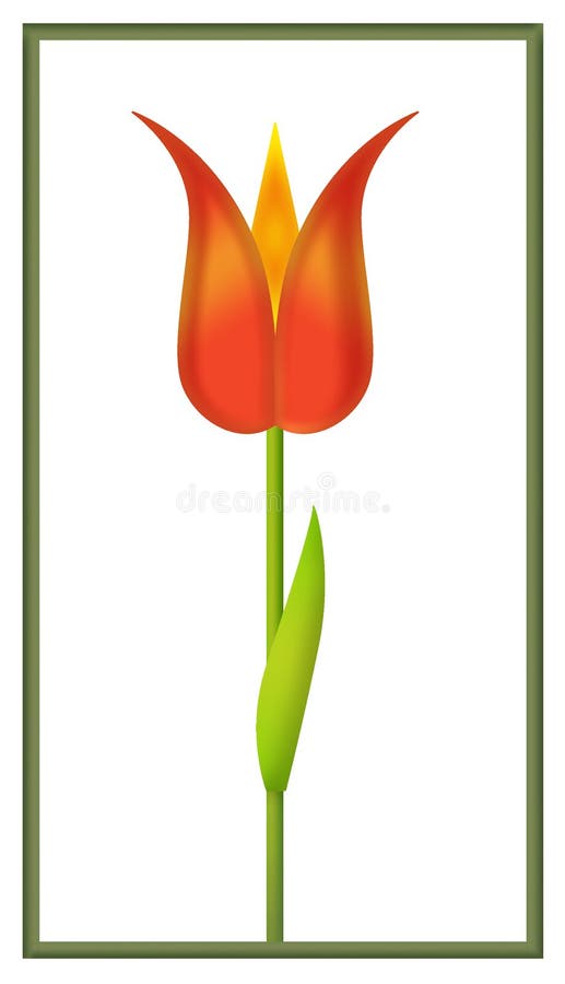 Tulip ilustração do vetor Tulip ilustração do vetor