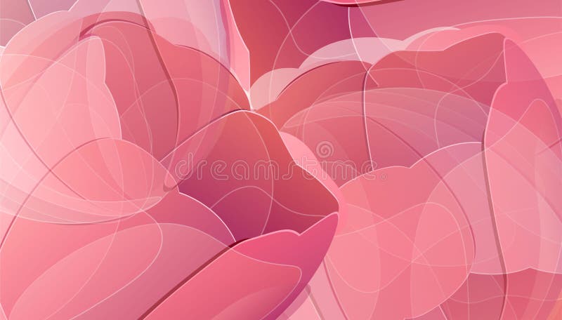 A tulipa vermelha do vetor floresce o fundo da cor ilustração do vetor A tulipa vermelha do vetor floresce o fundo da cor ilustração do vetor