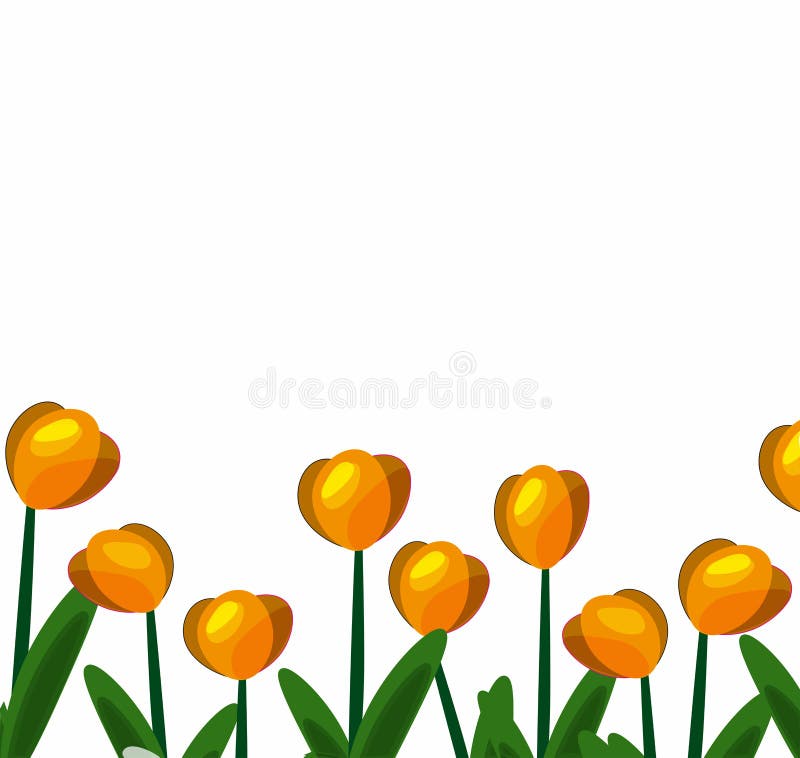 Tulipes background-01 jaune illustration de vecteur Tulipes background-01 jaune illustration de vecteur
