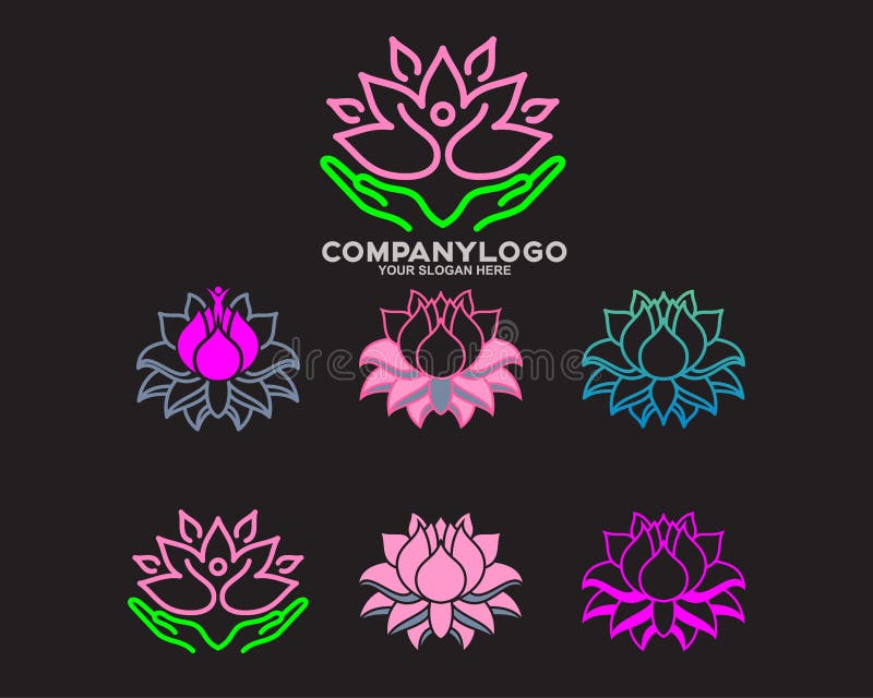 Tulpanblommalogo stock illustrationer Tulpanblommalogo stock illustrationer