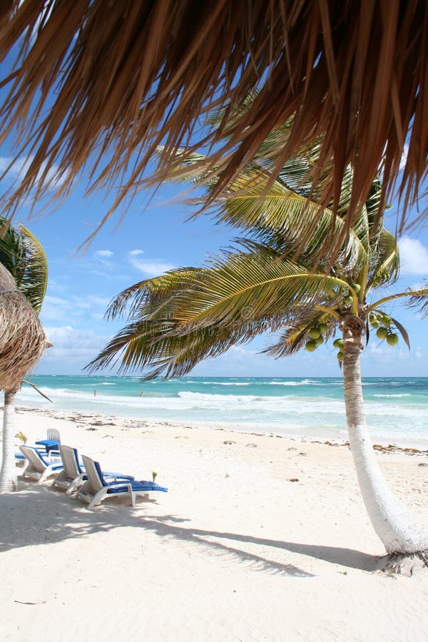 Tulum Beach in Cancun Bay - Mexico