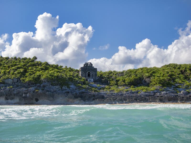 Των Μάγια καταστροφές Tulum - του Μεξικού στοκ εικόνα με δικαίωμα ελεύθερης χρήσης Των Μάγια καταστροφές Tulum - του Μεξικού στοκ εικόνα με δικαίωμα ελεύθερης χρήσης