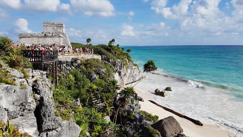 Tulum Strand, Mexiko lizenzfreie stockfotografie Tulum Strand, Mexiko lizenzfreie stockfotografie