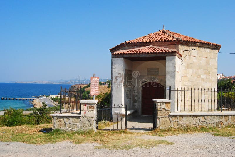 Tumba del bajá de Saruca en Gelibolu, Turquía fotografía de archivo Tumba del bajá de Saruca en Gelibolu, Turquía fotografía de archivo