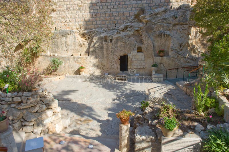 Tumba Del Jardín En Jerusalén Imagen de archivo Imagen de medio