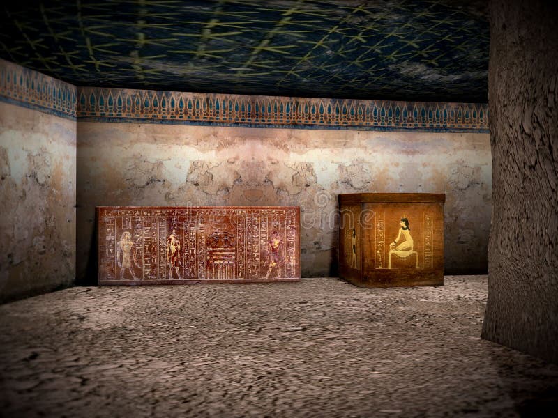Tumbas de Egipto 3 foto de archivo. Imagen de egipto, pintura 633496