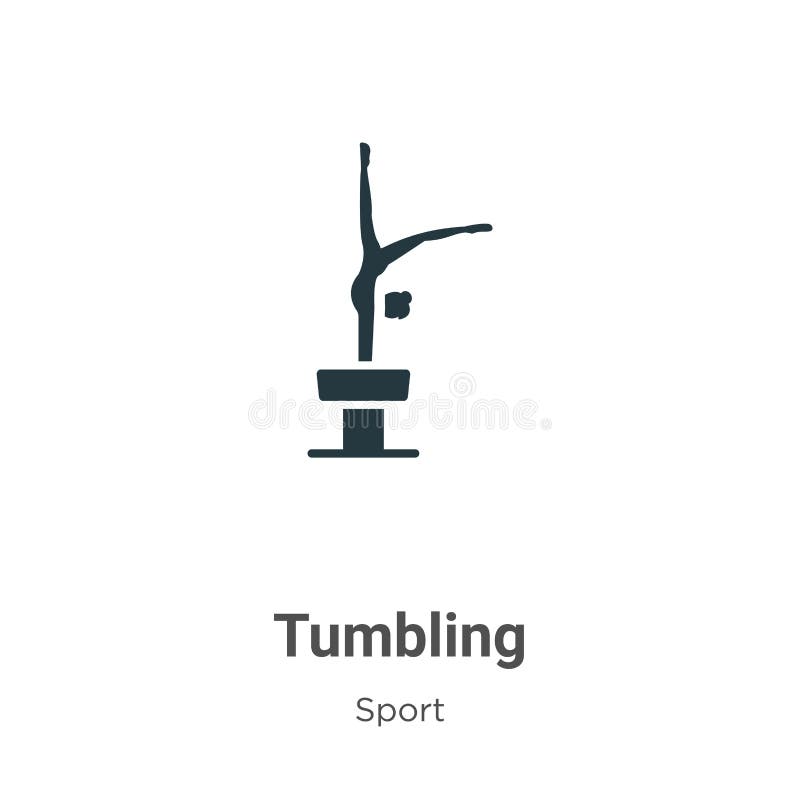Tumbling Icon Vector. Trendy Flat Tumbling Icon from Sport Collection