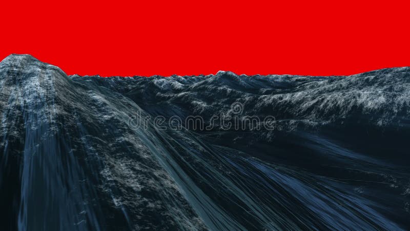 Tumefacția albastră generată digital vector illustration