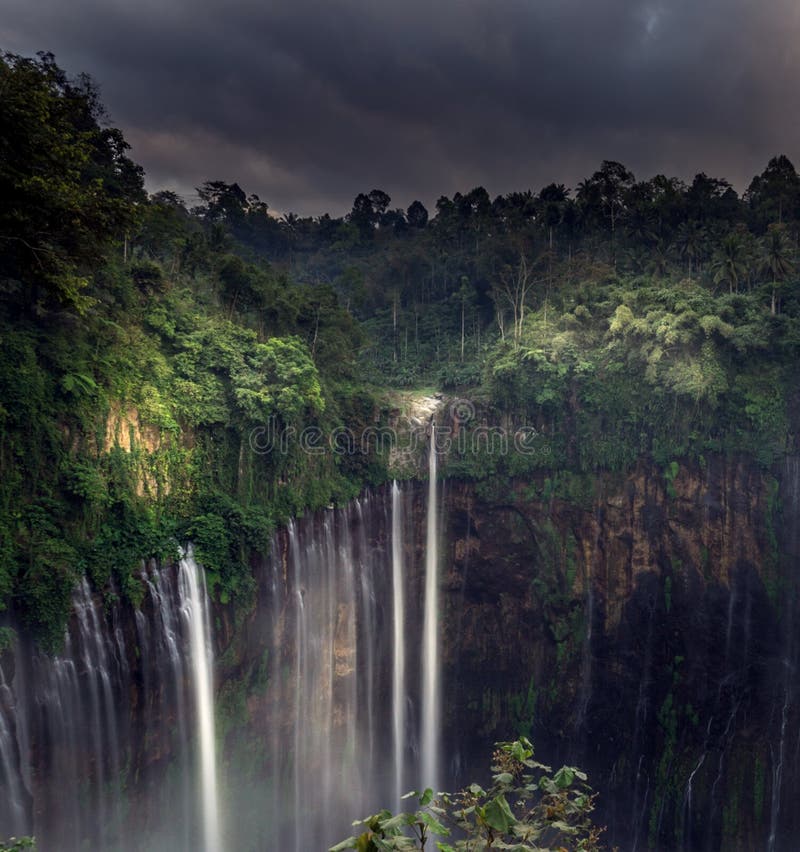 Tumpak Sewu Thousand Waterfall Malang  Lumajang East Java 