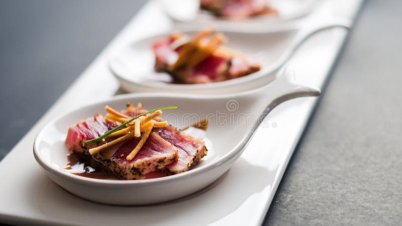 Tuna Tataki Appetizers