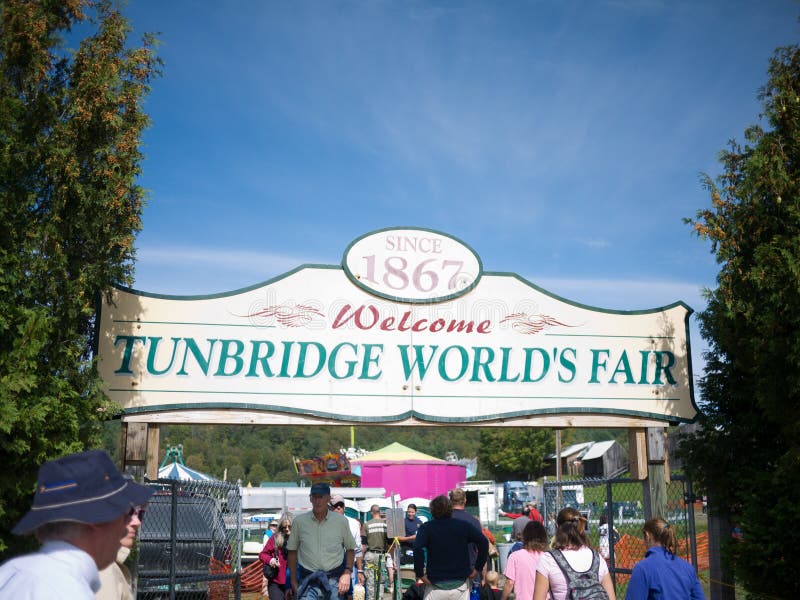 Tunbridge World's Fair editorial stock image. Image of farmer 21207644