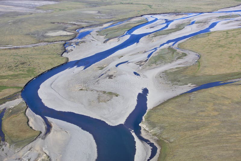 Tundra landscape in summer