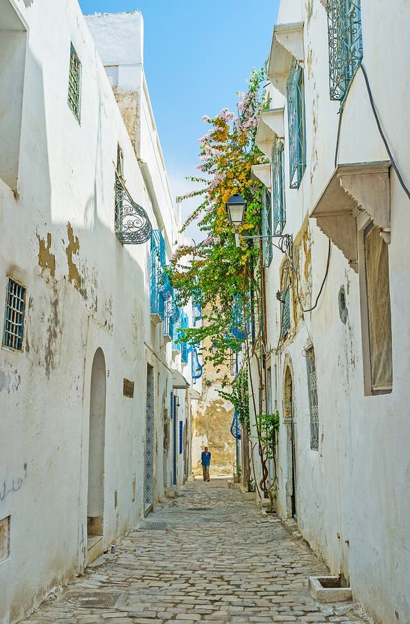 Architecture of Tunis Medina Editorial Stock Photo - Image of crowded ...