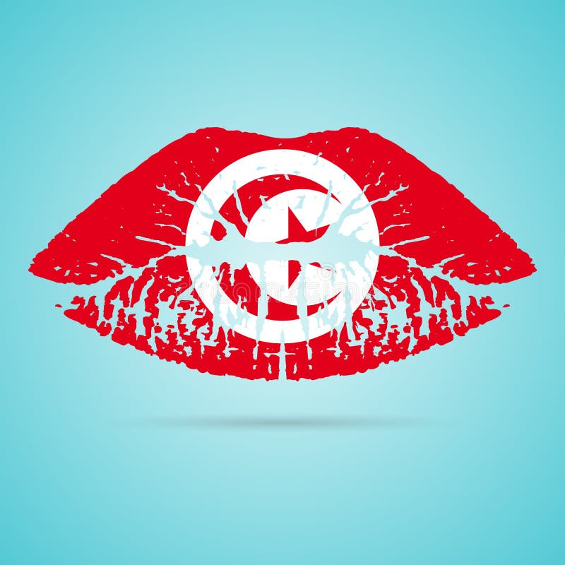 Download Tunisia Flag Lipstick On The Lips Isolated On A White ...