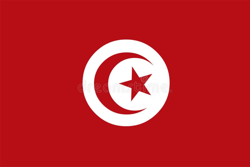 Download Vector Flag Tunisia stock vector. Illustration of outline ...