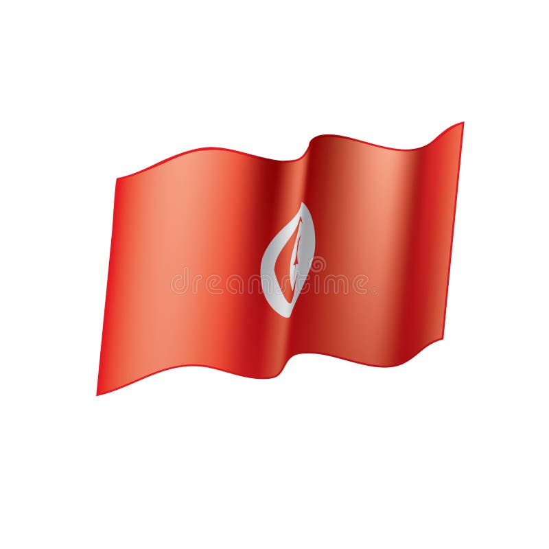 Download Tunisia Flag, Vector Illustration On A White Background ...