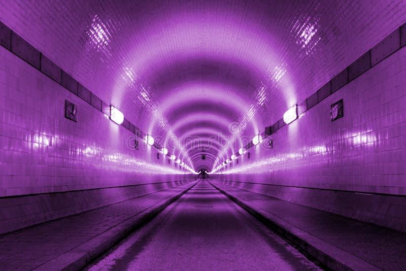 Tunnel stock image. Image of abstract, claustrophobic, purple - 803423