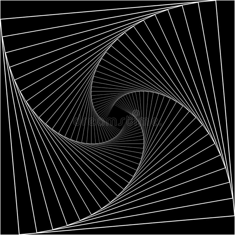 Tunnel Abstract. Twisted Lines. Logo. Wireframe 3D Surface Tunnel Stock ...