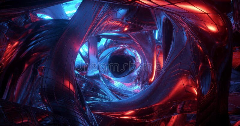 Tunnel coloré de gradient illustration de vecteur