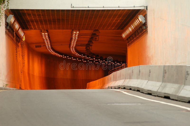 Tunnel entrance in Montreal 1