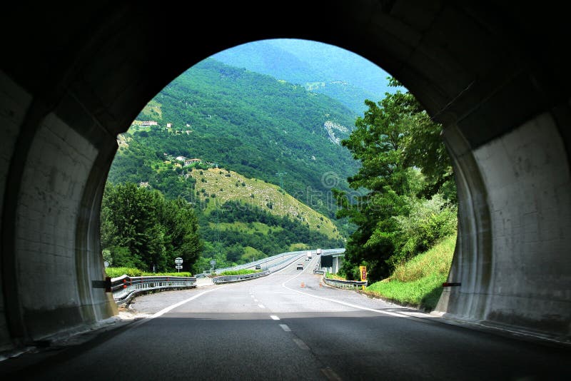 Tunnel landscape