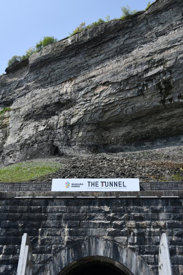 The Tunnel at Niagara Parks Power Station in Ontario, Canada Editorial