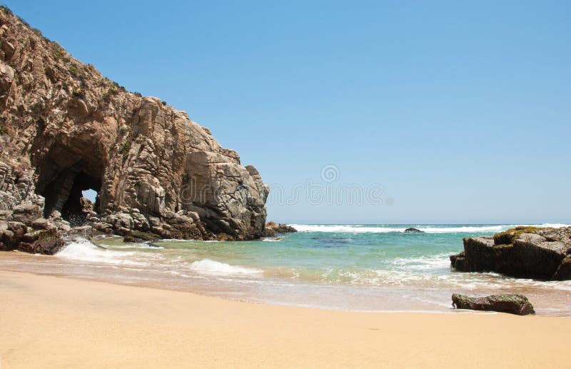 chile, Tunquen beach