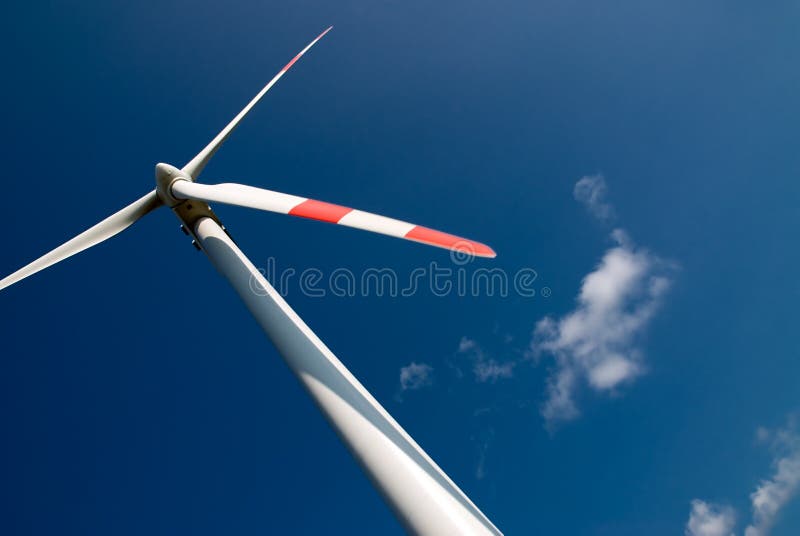 Turbina eólica foto de stock royalty free