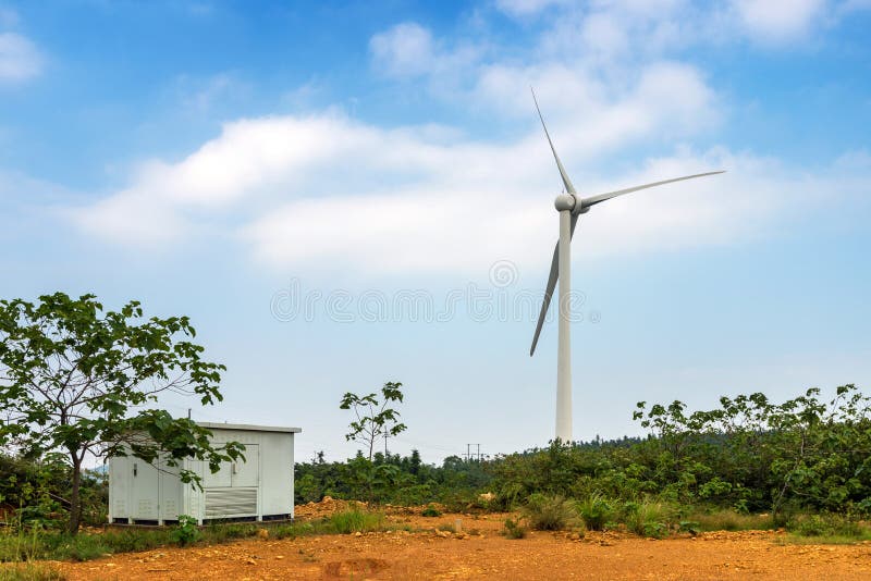 Turbinas eólicas imagens de stock royalty free
