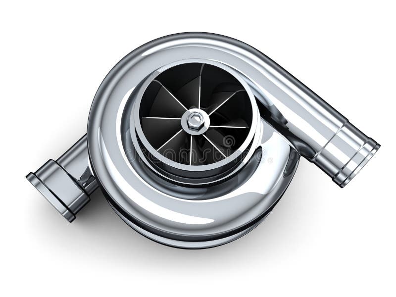 Turbine car vector illustration