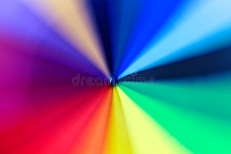Turbine dell'ombrello variopinto, fondo astratto del movimento illustrazione di stock