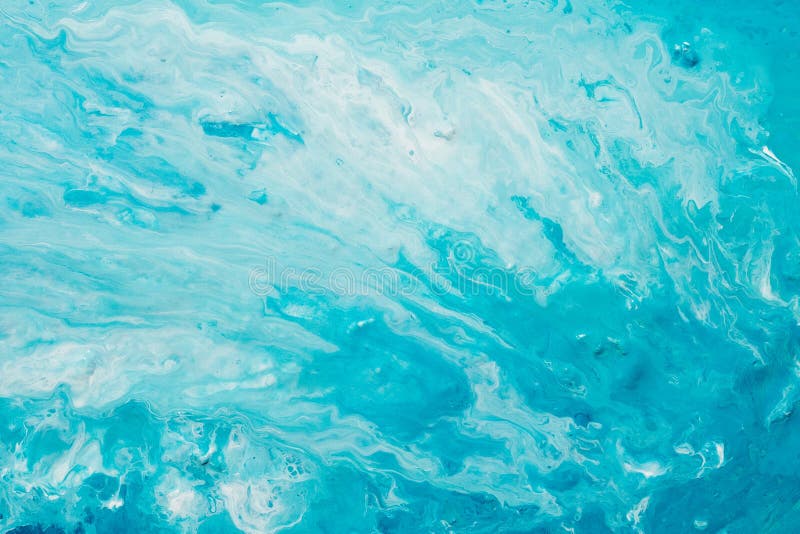 Turbinii fluidi del fondo blu bianco della pittura dell'estratto fotografie stock Turbinii fluidi del fondo blu bianco della pittura dell'estratto fotografie stock