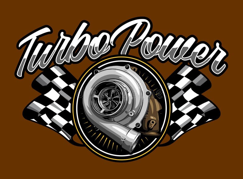 Turbo kit for graphic design royalty free illustration